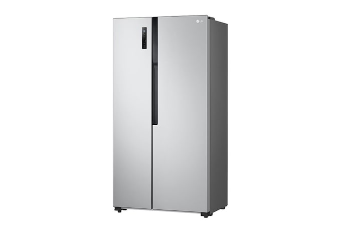 LG 508L Side-by-Side Fridge in Silver Finish, GC-B507PQAM