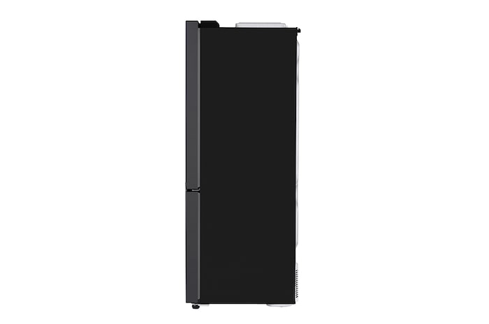LG 420L Bottom Freezer Fridge in Matte Black Finish, GC-B529NQCM