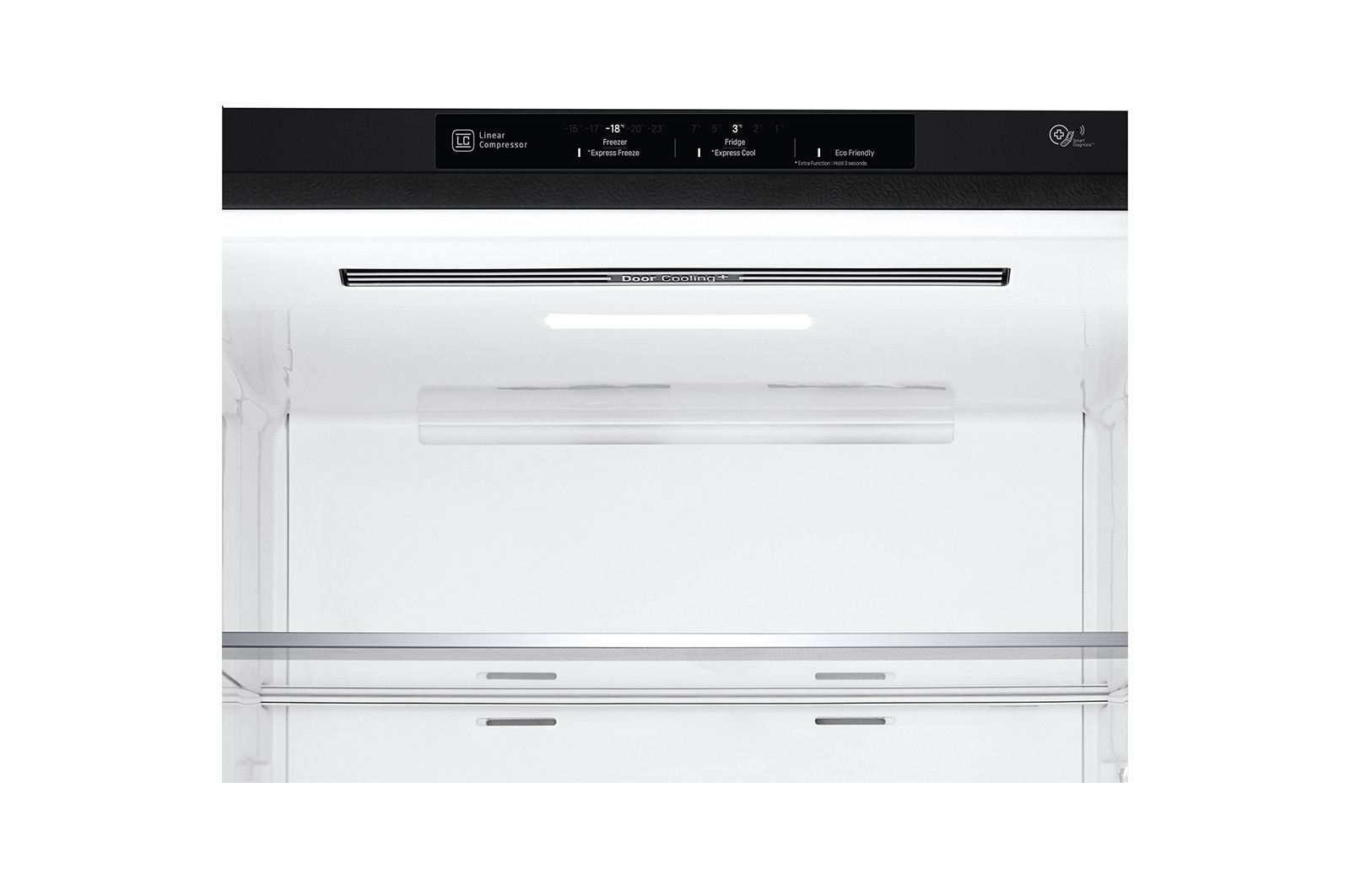 LG 420L Bottom Freezer Fridge in Matte Black Finish, GC-B529NQCM