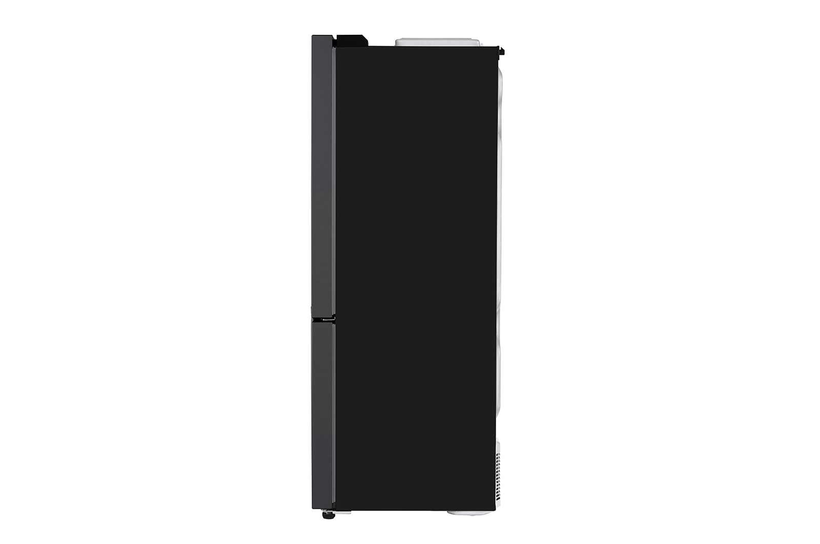 LG 420L Bottom Freezer Fridge in Matte Black Finish, GC-B529NQCM