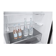 LG 420L Bottom Freezer Fridge in Matte Black Finish, GC-B529NQCM
