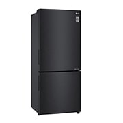 LG 420L Bottom Freezer Fridge in Matte Black Finish, GC-B529NQCM
