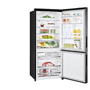 LG Nett 420L Bottom Freezer with DoorCooling+ & Inverter Linear Compressor, Matte Black, GC-B529NQCZ