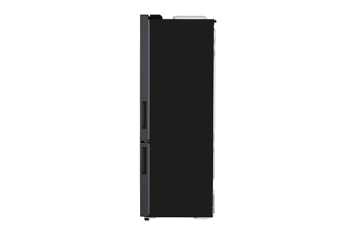 LG 455L Bottom Freezer Fridge in Matte Black Finish, GC-B569NQCM