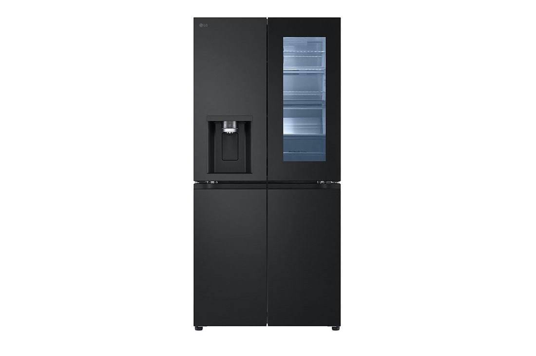 LG [Subscribe] 508L French Door Fridge with InstaView in Essence Matte Black Finish, GC-G22FFQAB