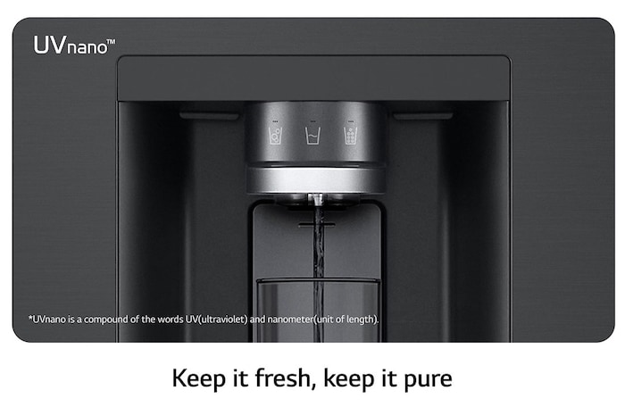 LG [Subscribe] 508L French Door Fridge with InstaView in Essence Matte Black Finish, GC-G22FFQAB