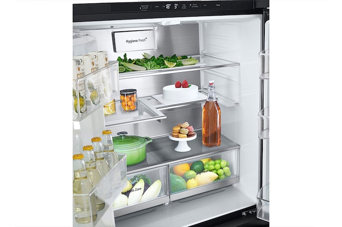 LG [Subscribe] 508L French Door Fridge with InstaView in Essence Matte Black Finish, GC-G22FFQAB
