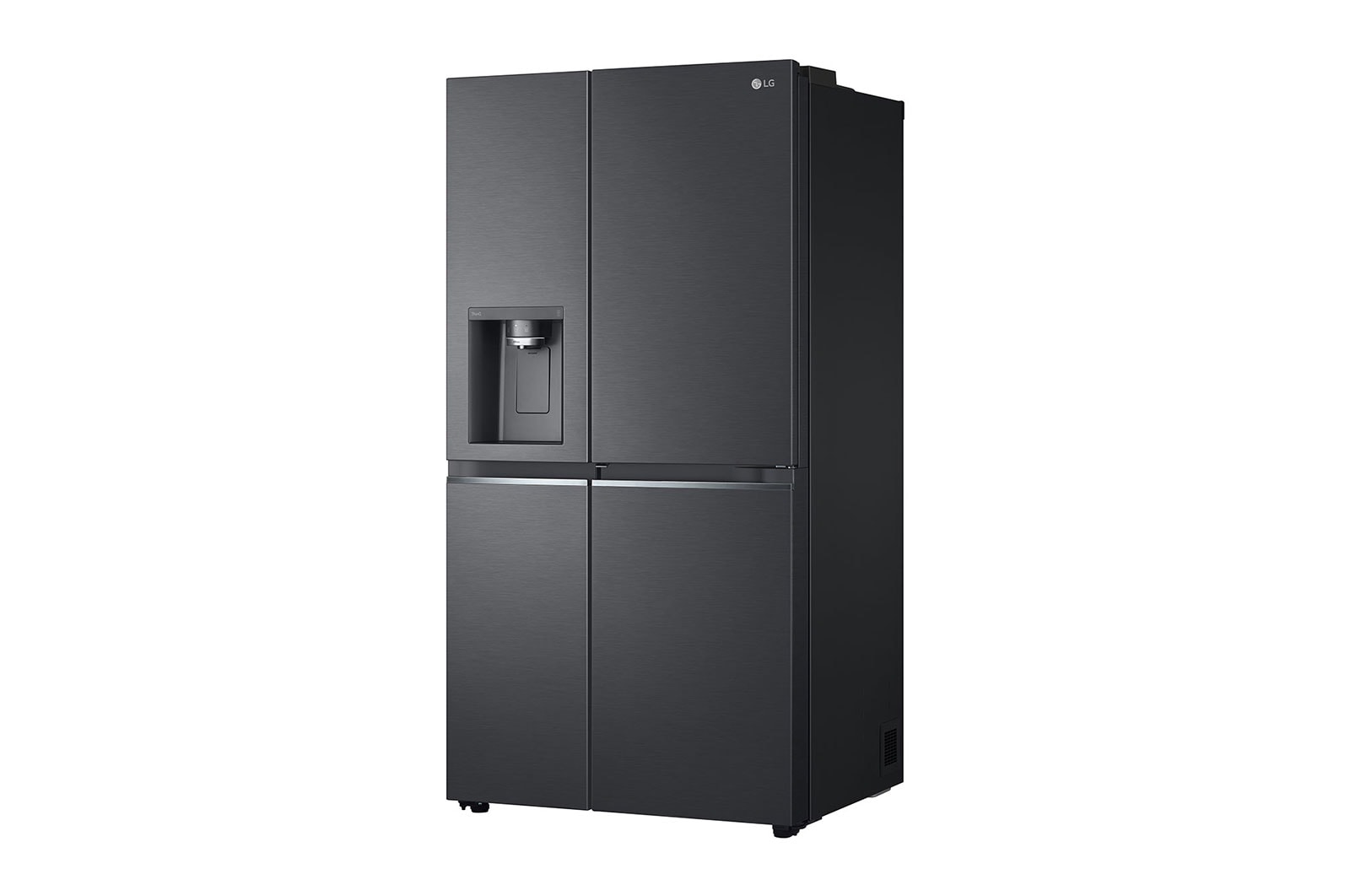 LG 674L Side-by-Side Fridge with Door-in-Door™ & UVnano® Water Dispenser in Matte Black Finish , GC-J257CQES