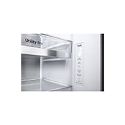 LG 674L Side-by-Side Fridge with Door-in-Door™ & UVnano® Water Dispenser in Matte Black Finish , GC-J257CQES