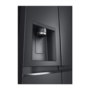LG 674L Side-by-Side Fridge with Door-in-Door™ & UVnano® Water Dispenser in Matte Black Finish , GC-J257CQES