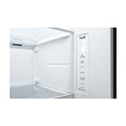 LG [RENTAL] 635L Side-by-Side Fridge in Matte Black Finish, GC-J257SQNW