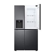 LG [RENTAL] 635L Side-by-Side Fridge in Matte Black Finish, GC-J257SQNW
