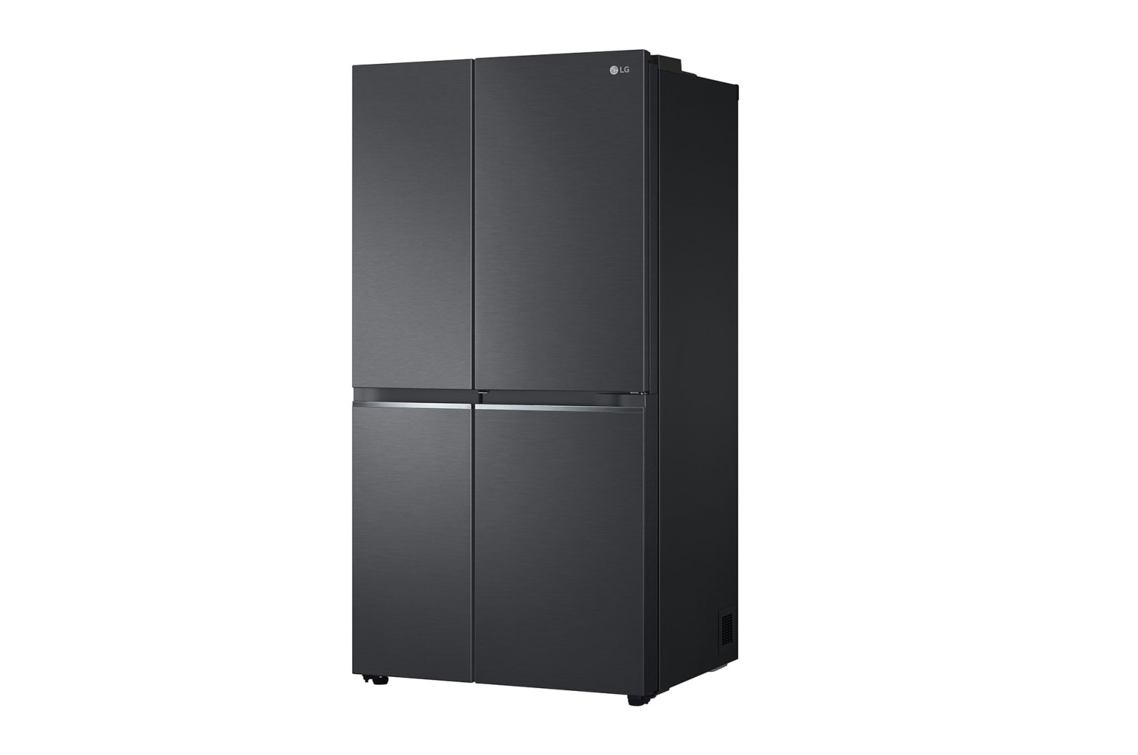 LG 694L Side-by-Side Fridge with Door-in-Door™ in Matte Black Finish , GC-M257CQFL