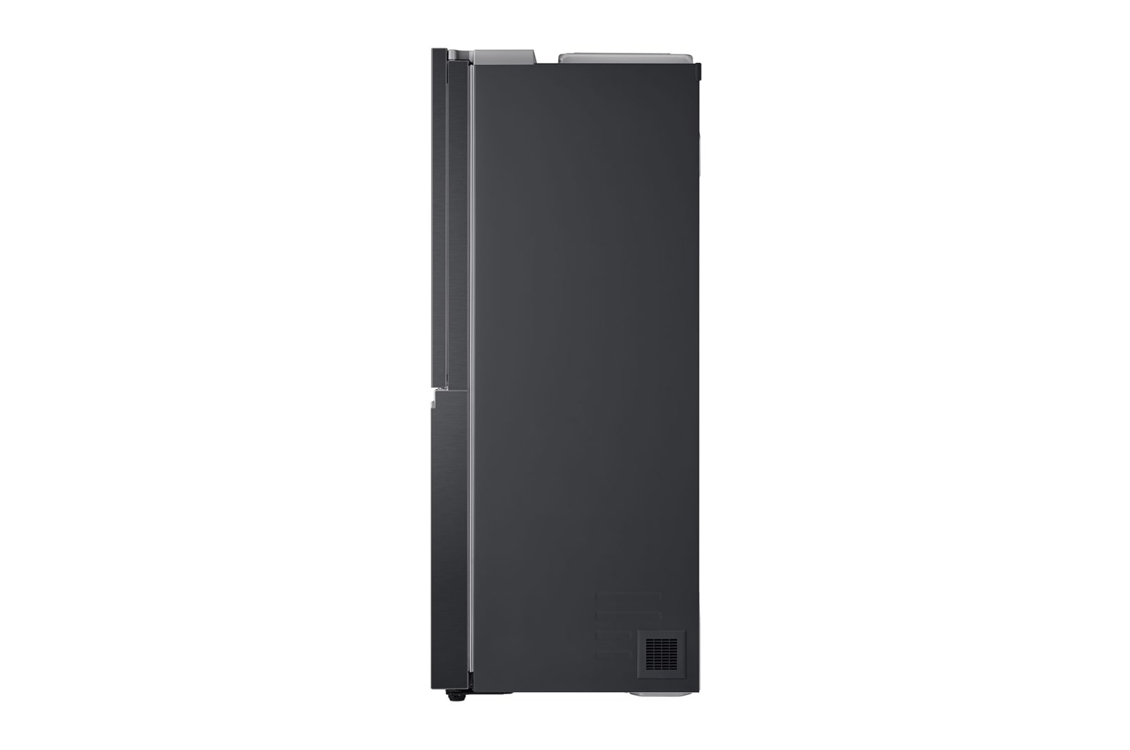 LG 694L Side-by-Side Fridge with Door-in-Door™ in Matte Black Finish , GC-M257CQFL