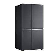 LG 694L Side-by-Side Fridge with Door-in-Door™ in Matte Black Finish , GC-M257CQFL