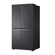LG 694L Side-by-Side Fridge with Door-in-Door™ in Matte Black Finish , GC-M257CQFL