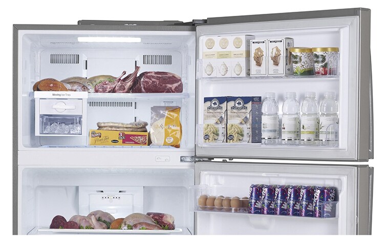 LG 580L Stainless Steel VCM Top Mount Fridge, GR-M603GSHH