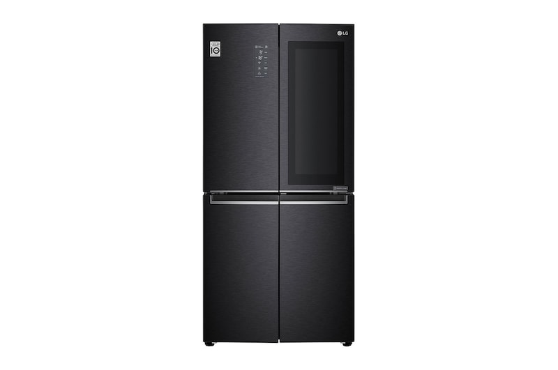 LG 458L Slim French Door Fridge with InstaView Door-in-Door™ in Matte Black Finish, GC-Q22FTQEB