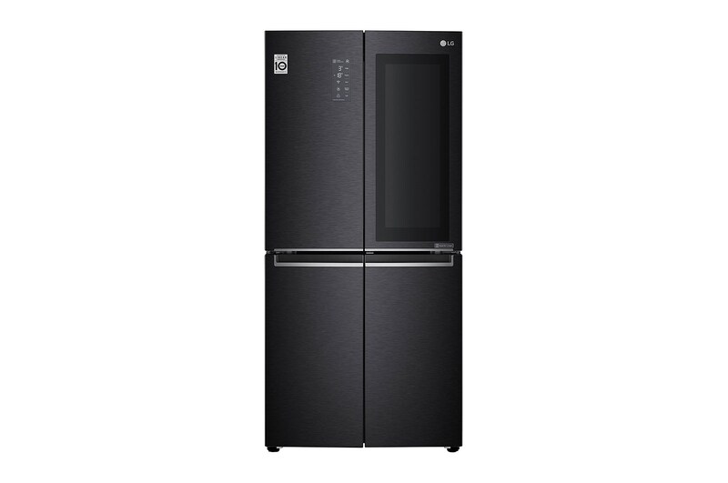 LG 595L Slim French Door Fridge with InstaView Door-in-Door™ in Matte Black Finish, GC-Q22FTQKL