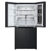 LG 431L French Door Fridge with InstaView in Black Steel Finish, GC-V22FFQMB