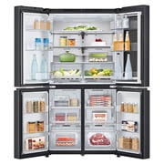 LG 601L French Door Fridge with InstaView in Matte Black Finish, GC-V24FFCHB