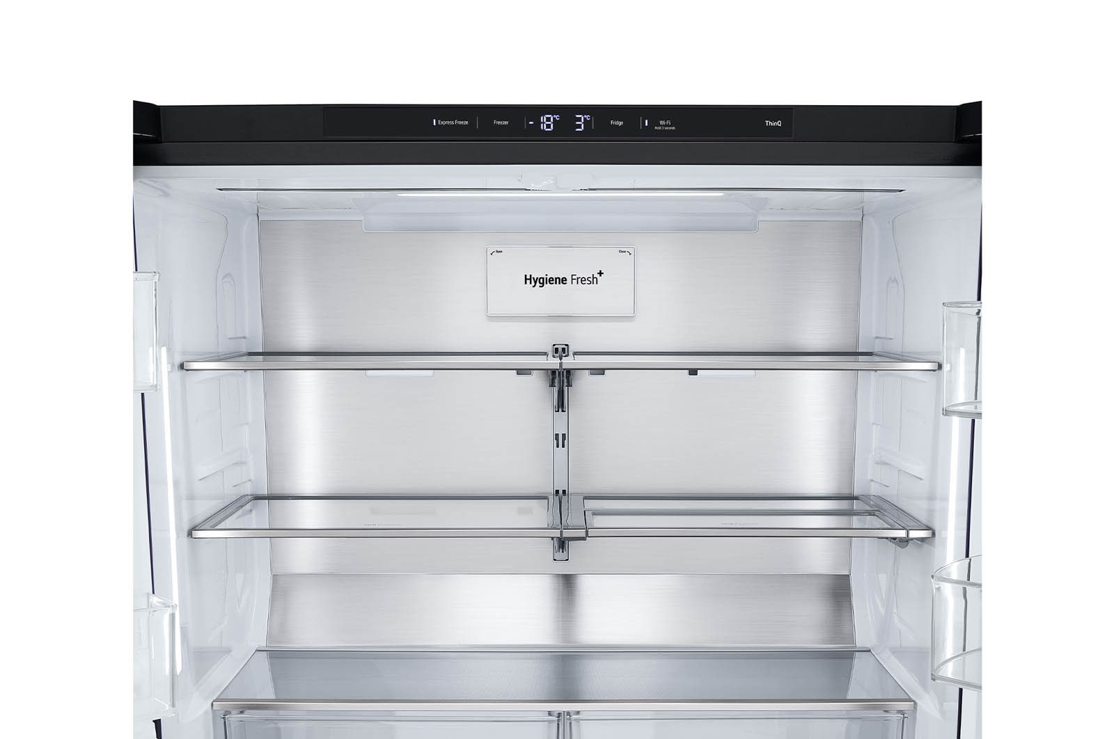 LG 601L French Door Fridge with InstaView in Matte Black Finish, GC-V24FFCHB