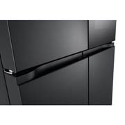 LG 601L French Door Fridge with InstaView in Matte Black Finish, GC-V24FFCHB