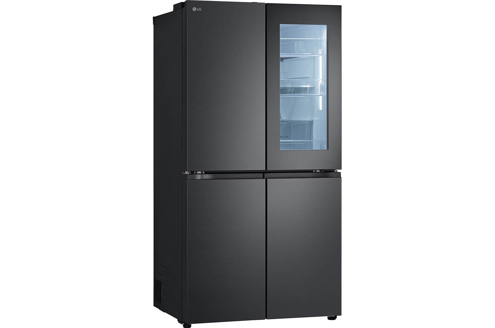 LG 601L French Door Fridge with InstaView in Matte Black Finish, GC-V24FFCHB