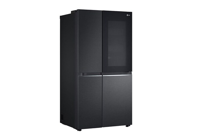 LG 655L Side by Side Fridge in Matte Black Finish, GC-V257CQFW