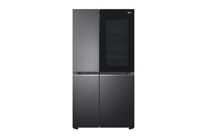 LG 655L Side by Side Fridge in Matte Black Finish, GC-V257CQFW