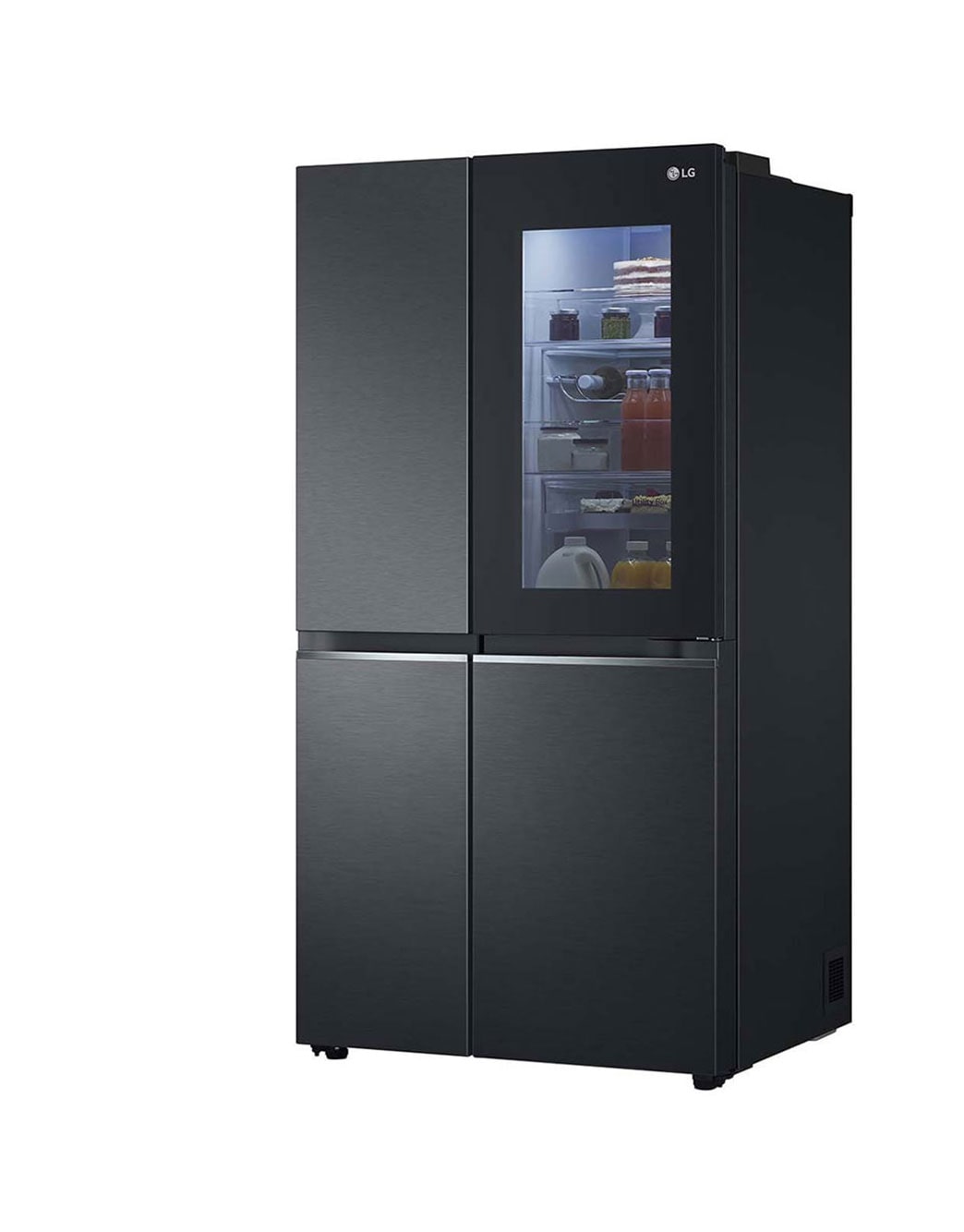655L Side by Side Fridge in Matte Black Finish - GC-V257CQFW | LG MY