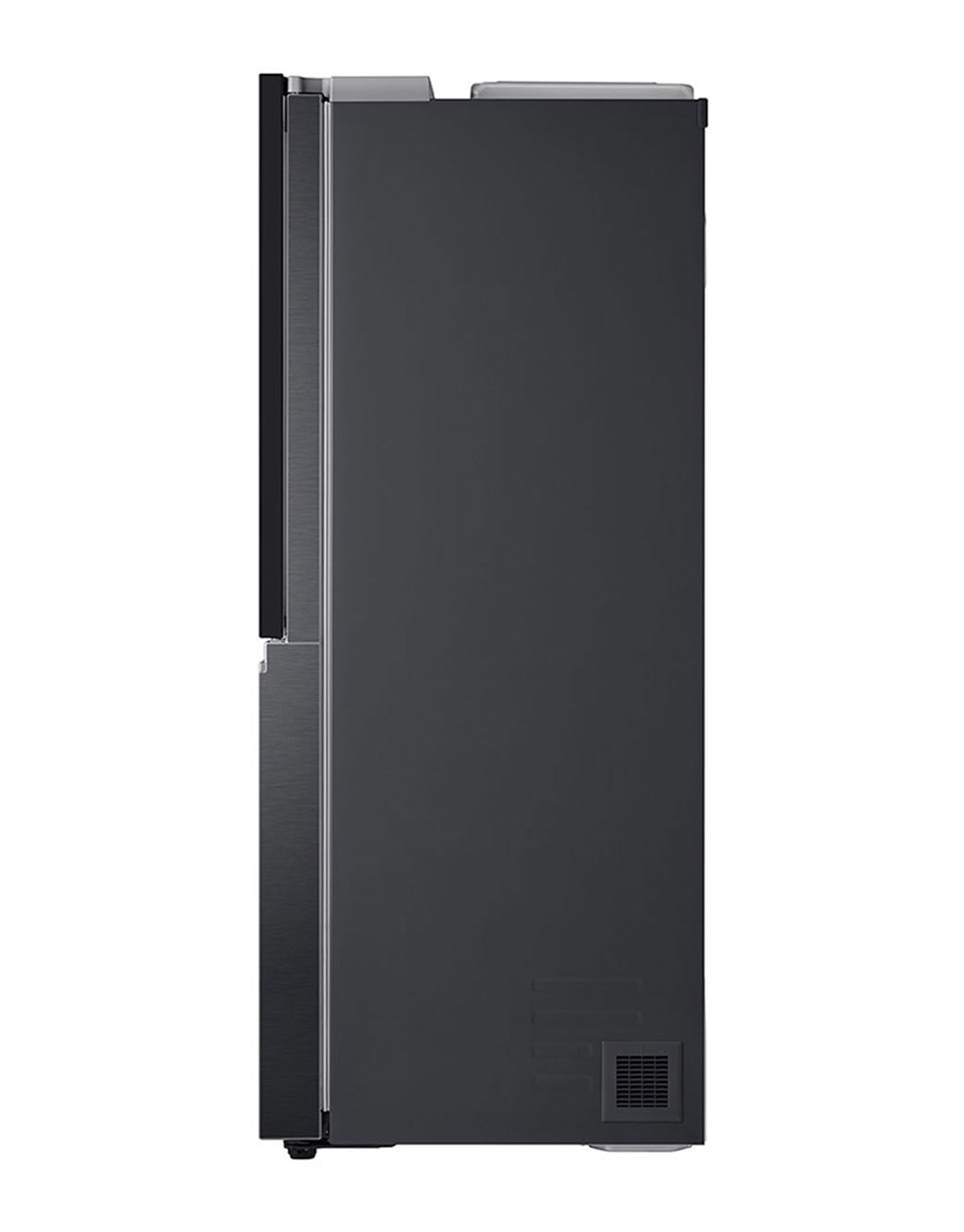 LG 655L Side by Side Fridge in Matte Black Finish, GC-V257CQFW