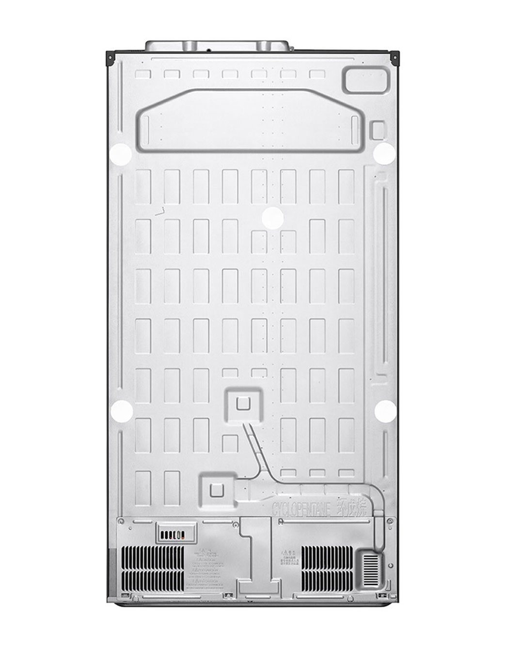 LG 655L Side by Side Fridge in Matte Black Finish, GC-V257CQFW