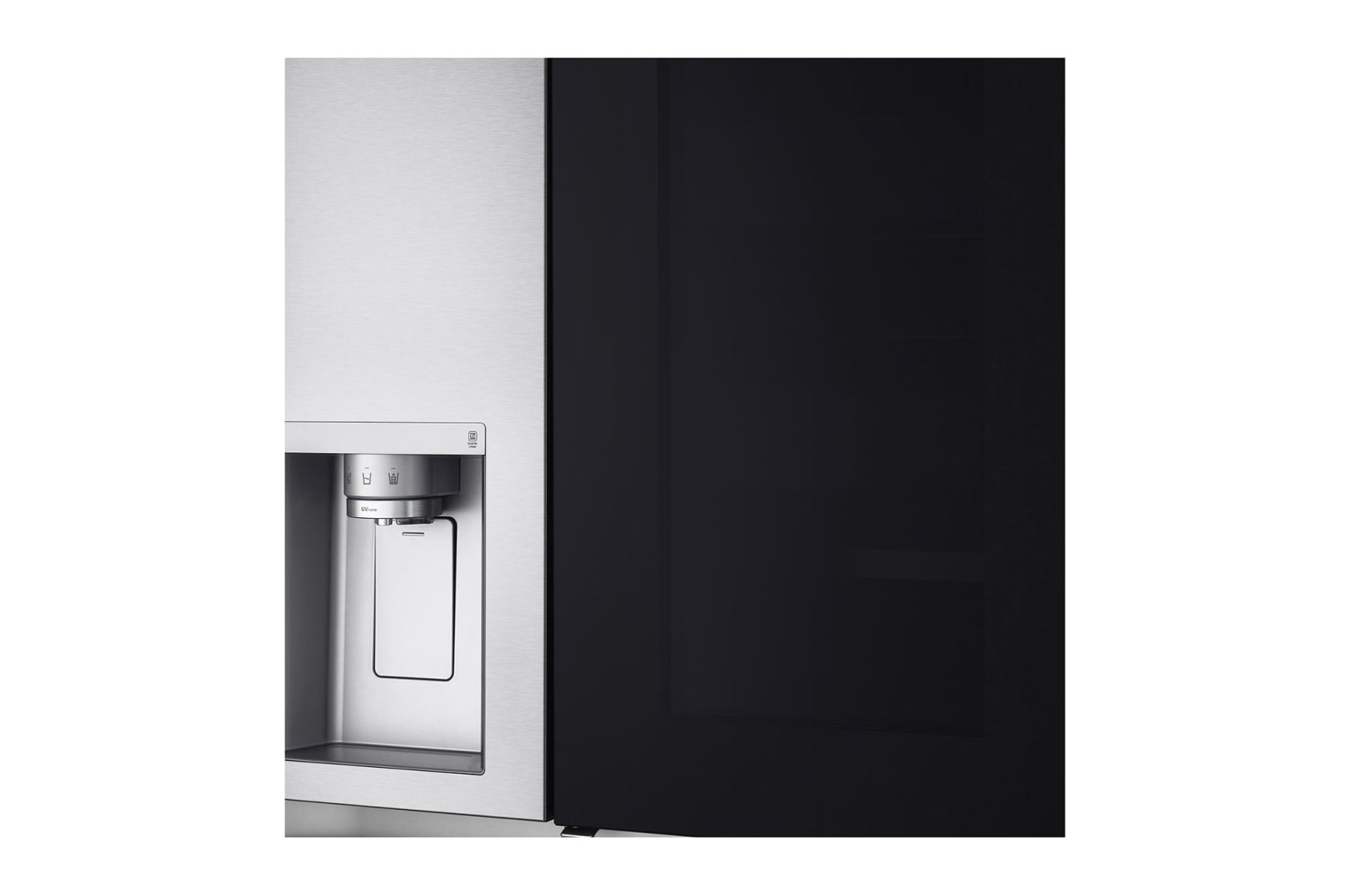 LG 674L Side-by-Side Fridge with InstaView & Door-in-Door™ in Noble Steel Finish , GC-X257CSES