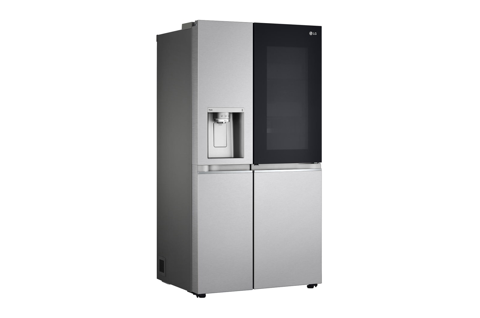 LG 674L Side-by-Side Fridge with InstaView & Door-in-Door™ in Noble Steel Finish , GC-X257CSES