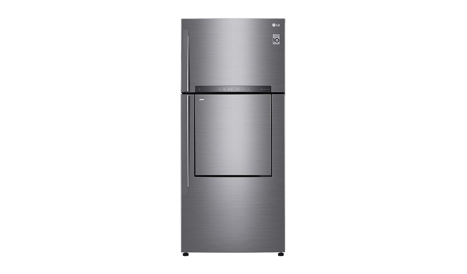 LG IEC Gross 549L Platinum Silver Top Freezer with Inverter Linear Compressor & DoorCooling+, GN-A702HLHU