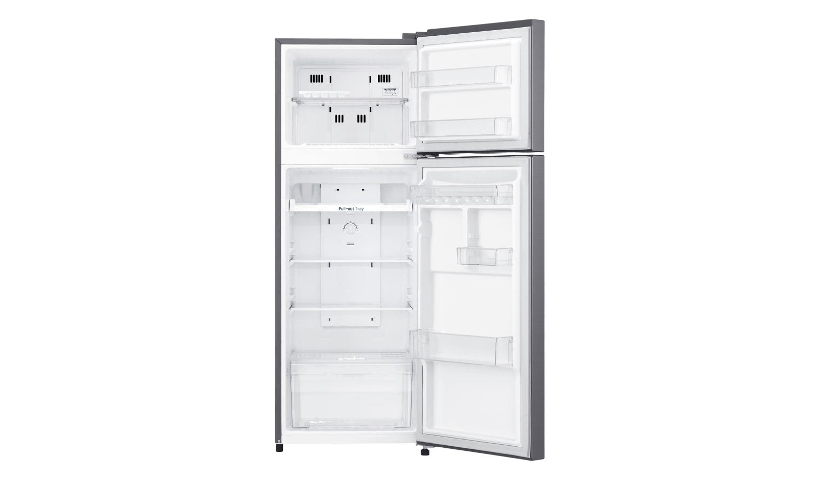 LG 225L Top Freezer Fridge in Dark Graphite Steel, GN-B222SQBB