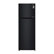 Front view of 225L Top Freezer Fridge in Western Black Finish GN-B222SQWB