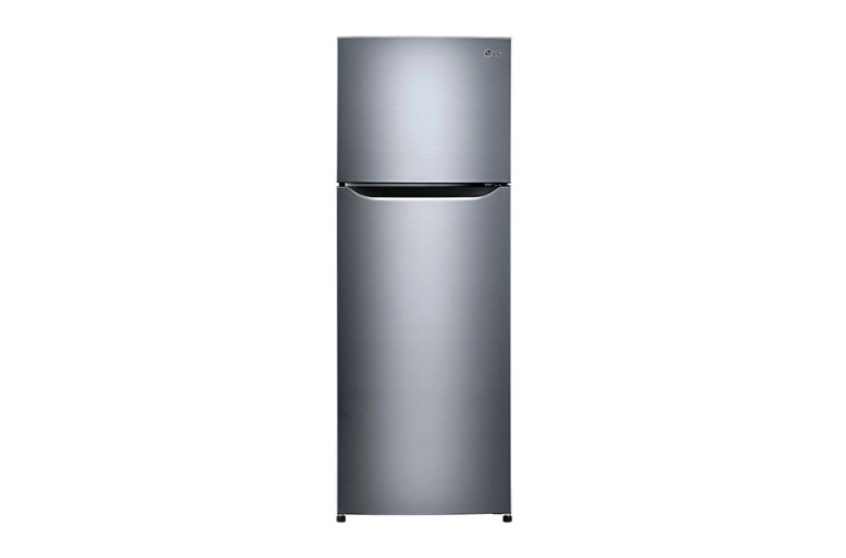 Front view of IEC Gross 272L Platinum Silver Top Mount Fridge GN-B272SLCR