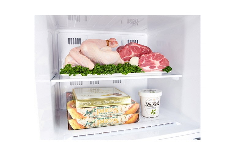 LG IEC Gross 272L Platinum Silver Top Mount Fridge, GN-B272SLCR