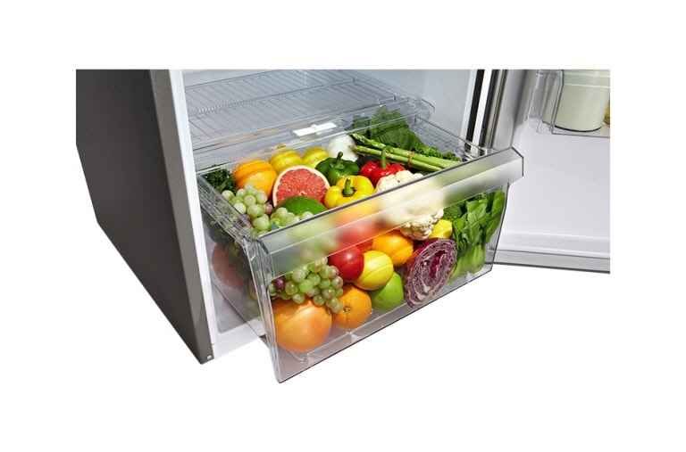 LG IEC Gross 272L Platinum Silver Top Mount Fridge, GN-B272SLCR