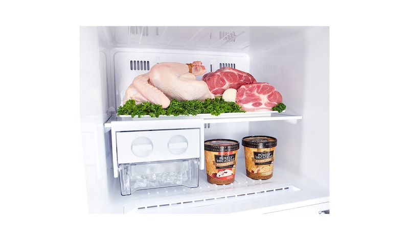 LG IEC Gross 272L Platinum Silver Top Mount Fridge, GN-B272SLCR