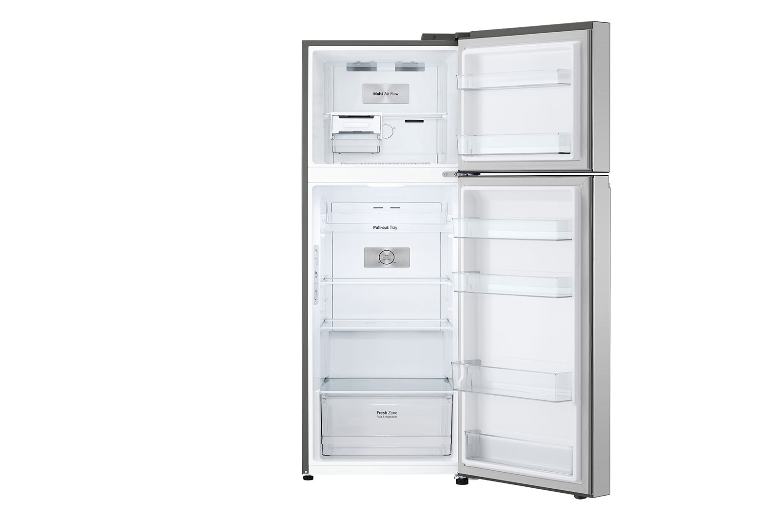 LG 360L Top Freezer Fridge in Platinum Silver Finish , GN-B332PLGK