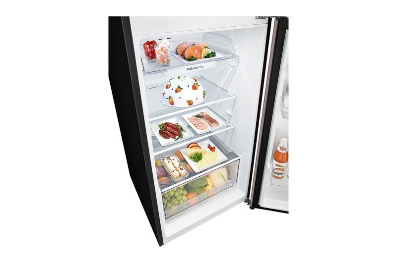 LG 360L Top Freezer Fridge in Clay Pink Finish , GN-B332PPGB