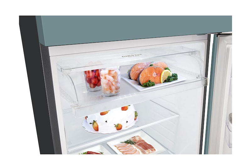 LG  493L Top Freezer Fridge in Clay Mint Finish, GN-B452PMFK