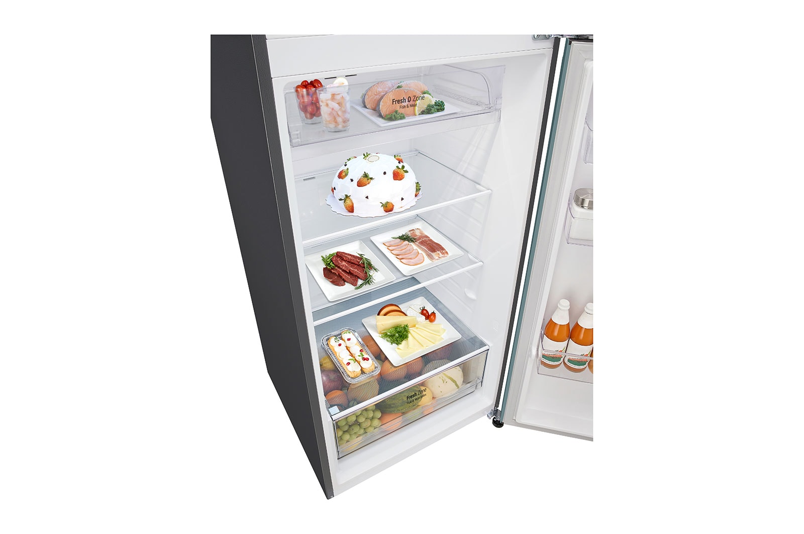 LG  493L Top Freezer Fridge in Clay Mint Finish, GN-B452PMFK