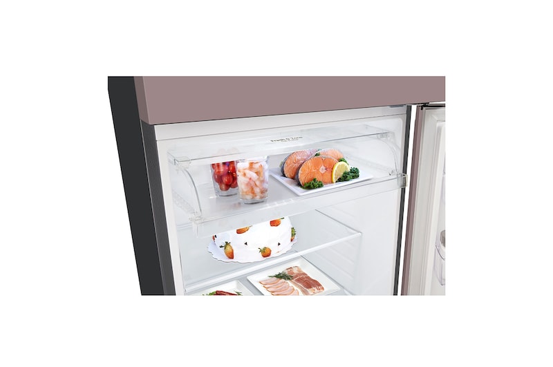 LG 493L Top Freezer Fridge in Clay Pink Finish, GN-B452PPFK