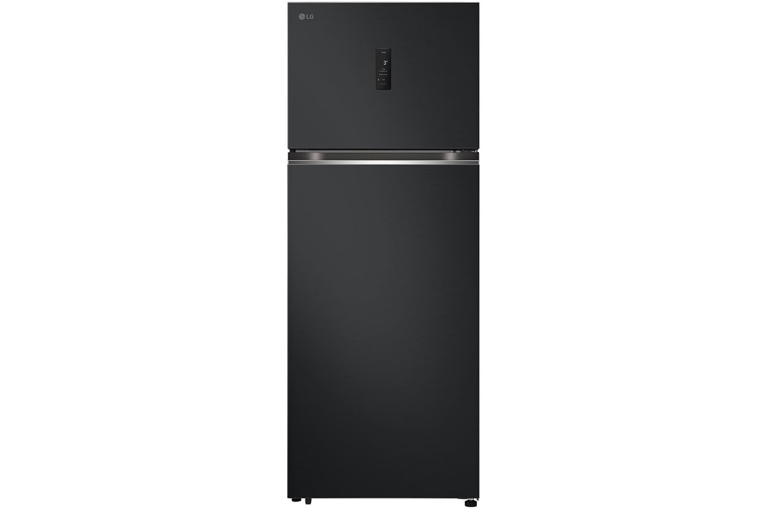 LG 493L Top Freezer Fridge in Essence Matt Black , GN-B452PQBK