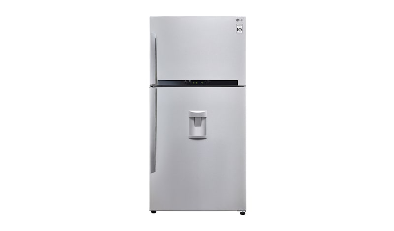 LG IEC Gross 530L PLATINUM SILVER TOP FREEZER WITH WATER DISPENSER, GN-B702HLPL
