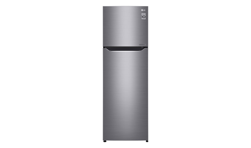 LG IEC Gross 272L Platinum Silver Top Freezer with Inverter Linear Compressor & DoorCooling+, GN-C272SLCN